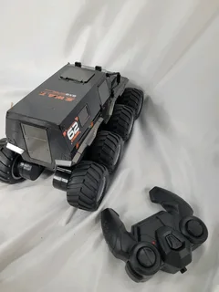 &#34;Conqueror&#34; 8-wheel amphibious remote control (RC) armored vehicle toy.