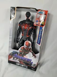 Marvel Avengers: Endgame Titan Hero Tech Series Spider-Man Black Action Figure.