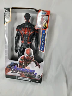 Marvel Avengers: Endgame Titan Hero Tech Series Spider-Man Black Action Figure.