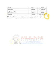 Forklift license renewal and operator certification in midrand 0834237665