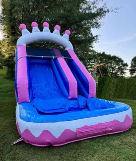 newly made jumping castles with slides