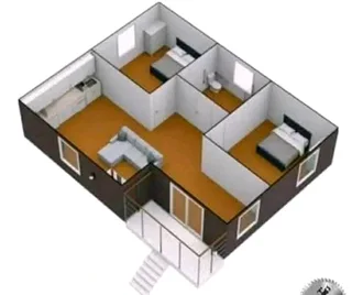 6mx9m 2 bedroom Wendy&#39;s houses