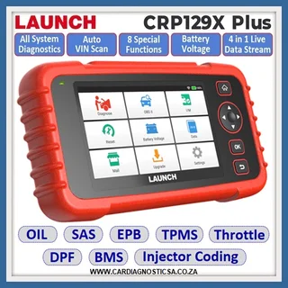 Launch CRP129X Plus Full System Diagnostic Tool &#43; 8 Special Functions