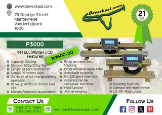 P3000 Weighbars with Indicator