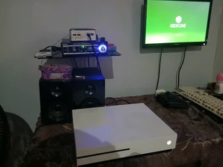 Xbox one S with remote and cables