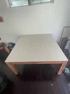 Large wood table
