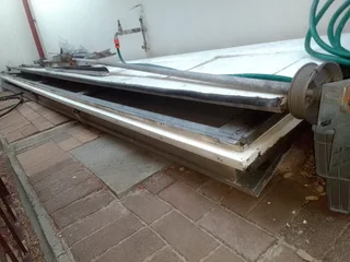 Double garage door complete unit