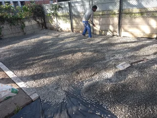 13MM AND 19MM,DECORATIVE PEBBLE STONES,INTERLOCK  PAVING,SUPPLY AND INSTALLATION