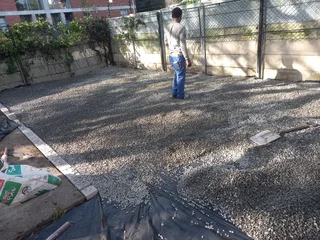 13MM AND 19MM,DECORATIVE PEBBLE STONES,INTERLOCK  PAVING,SUPPLY AND INSTALLATION