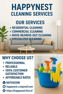 HappyNest cleaning service