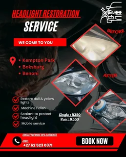 Vehicle headlight restoration