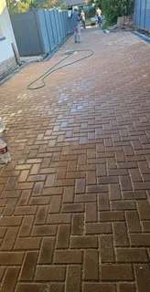 Cement bond paving