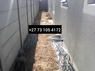 BROWN AND GREY DECORATIVE PABLE STONNES , SUPPLY AND INSTALLATION