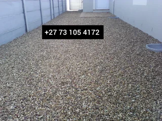 Brown And Grey Decorative Pable Stonnes , Supply And Installation