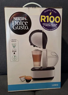 Nescafe dolce gusto lumio machine.