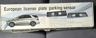 European license plate parking sensor.