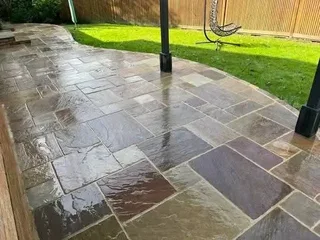 Epoxy floor and marble travetan install and polishing