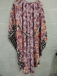 Vibrant Patterned Kaftan/Dress – Bold, Flowing & Unique