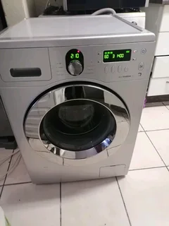 Silver Samsung ecco bubble washing machine