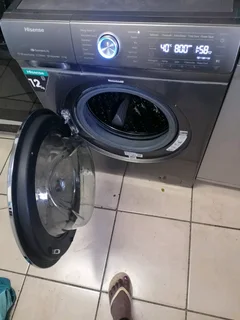 12kgs Manhattan Grey hisense inverter motor washing machine