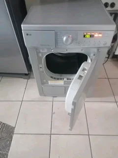 Silver LG condenser tumble dryer