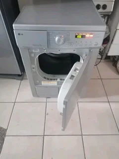 Silver LG condenser tumble dryer