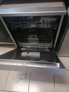 Silver LG dish washer