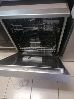 Silver Samsung dishwasher