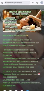 Fullbody massage R400 Cape town