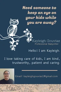 Babysitter/Nanny R60/hour
