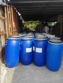 Food Grade 210 Liter Brand New Un Approved Open Top Blue Plastic