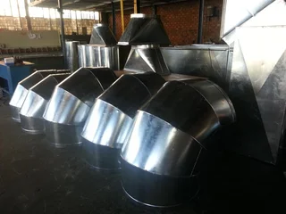 Kitchen Extractor Canopies, Spiral ducts, Ducting, Industrial Fans, Spray booths, Furnaces, Cyclones