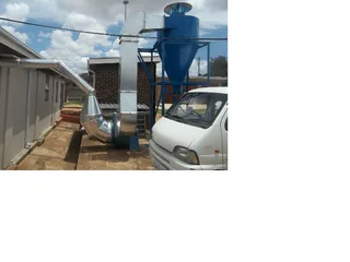 Kitchen Extractor Canopies, Spiral ducts, Ducting, Industrial Fans, Spray booths, Furnaces, Cyclones