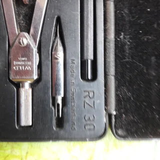 Antique  draughtin set Wild Herrbrug RZ30