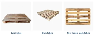 Shop our range of wood and plastic pallets.
