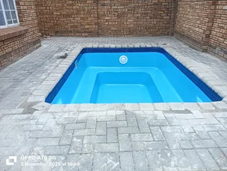 New pool shell installation new marbelite fibreglass New jacuzzi and repairs and pump paving thatche