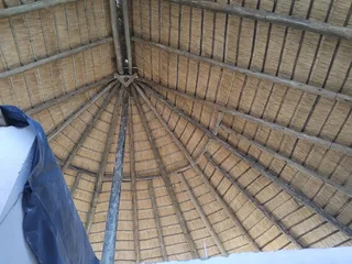 Thatch repairs and fire retardant