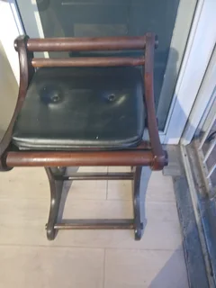 Vintage shelf unit and chair