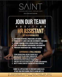 Human Resource Assistant- Cape Town CBD