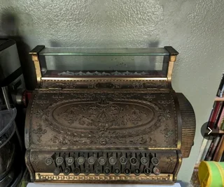 Old cash register