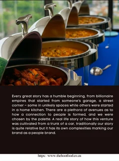 Food catering and event planning