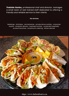 Food catering and event planning