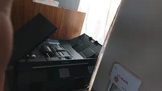 A touchscreen printer with ink in great condition