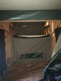 Camping trailer Xt75 with howling moon delux trailer tent