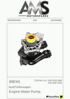 New Audi/volkswagen Engine Water Pump