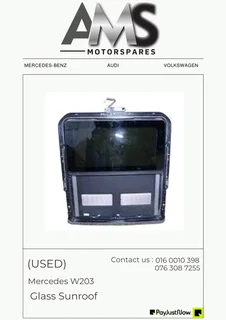 Used Mercedes-benz W203 Glass Sunroof