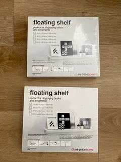 2x Mr Price Floating Shelves