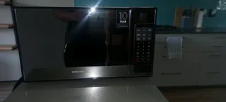 Samsung - 32L Microwave 1000W - Mirror Finish