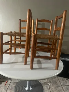 Round table with chairs