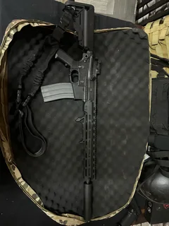 Airsoft guns and equipment